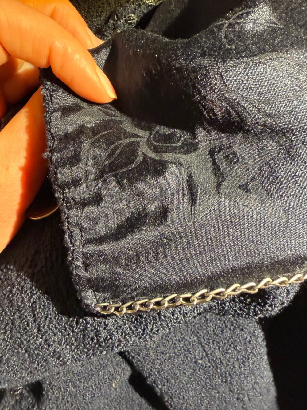 CHANEL Midnight Blue Press Sample Jacket, Size 38 - Picture 11 of 14